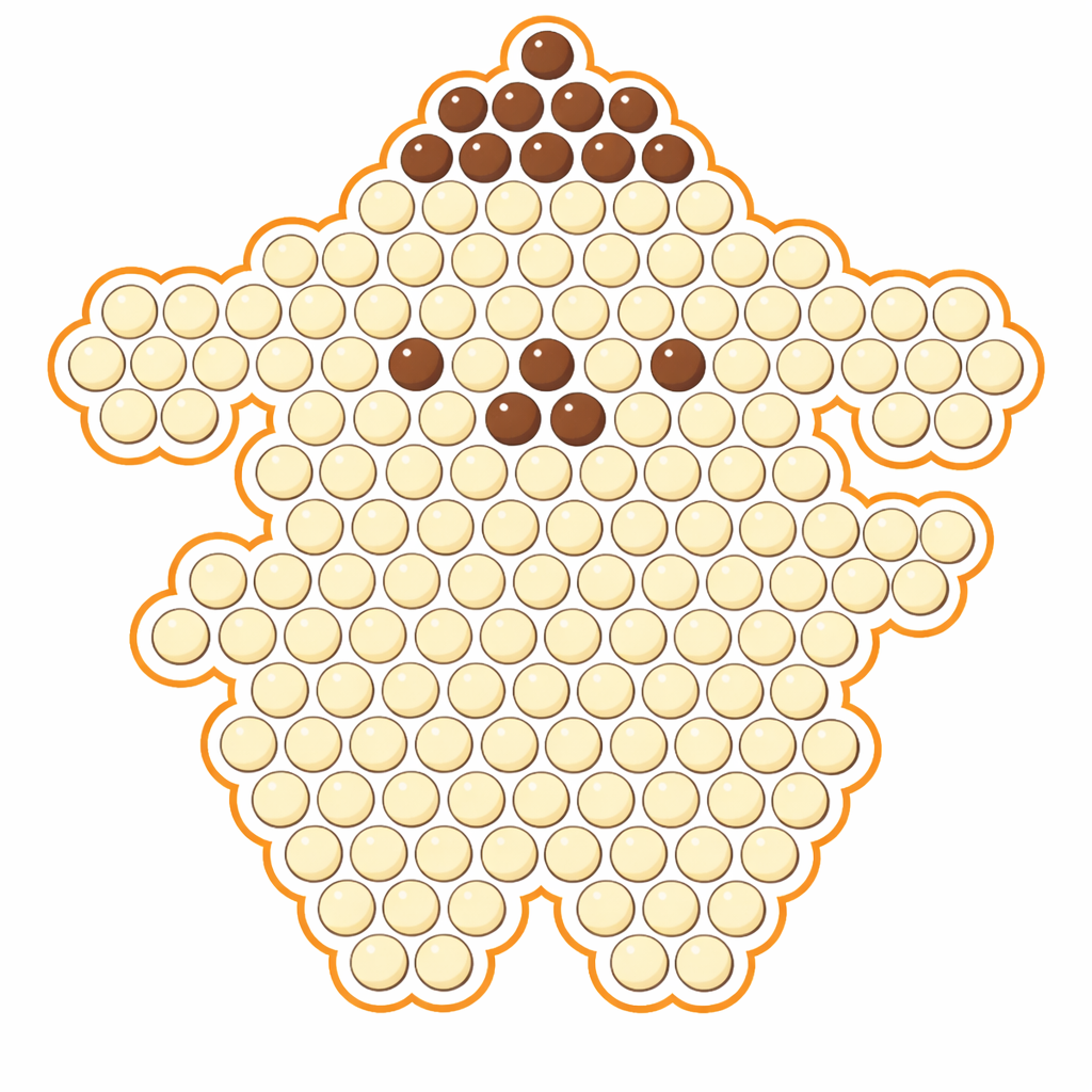 アクアビーズ：ポムポムプリン